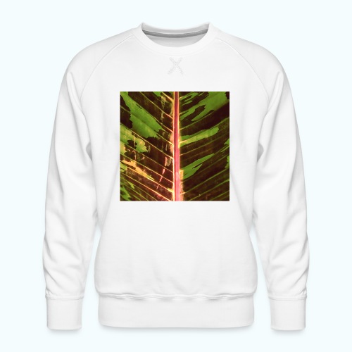 Bananas leaf watercolor - Men's Premium Sweatshirt