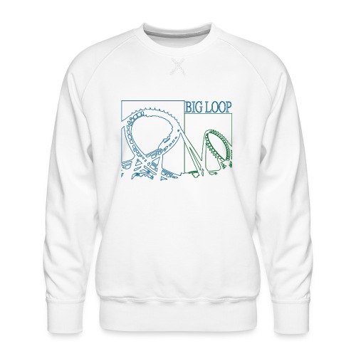 big_loop_coaster_shirt_line - Männer Premium Pullover