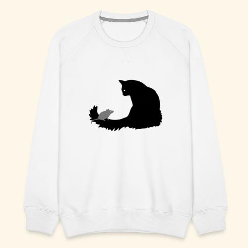 Katze und maus - Männer Premium Pullover