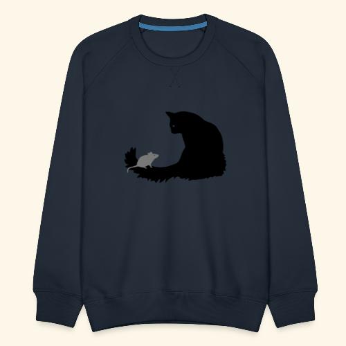 Katze und maus - Männer Premium Pullover
