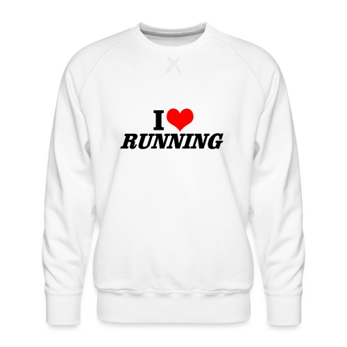 I love running - Männer Premium Pullover