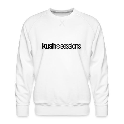 KushSessions (black logo) - Men's Premium Sweatshirt