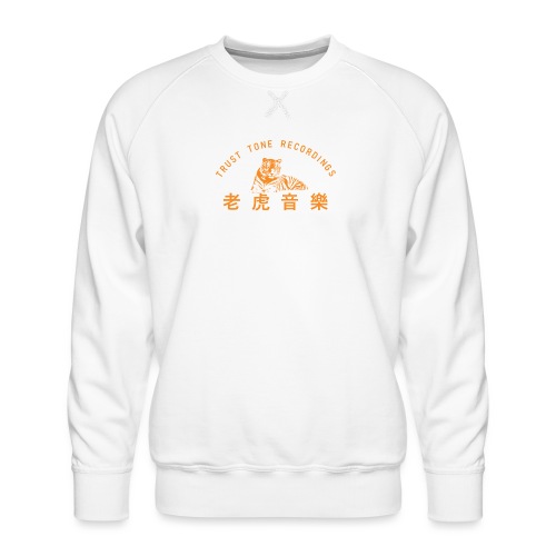 ORANGE RETRO - Herre premium sweatshirt