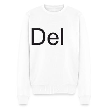 Alt Ctrl Del Tastenkombination - Männer Premium Bio Pullover - Weiß - Vorne - Thijin (182cm)