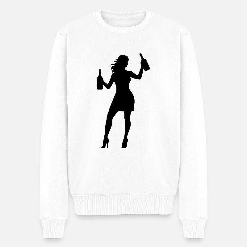 Femme Fun Icône - Pull Premium bio Homme - blanc