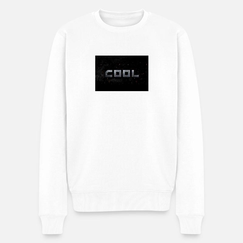 COOL einfach COOL - Männer Premium Bio Pullover - Weiß
