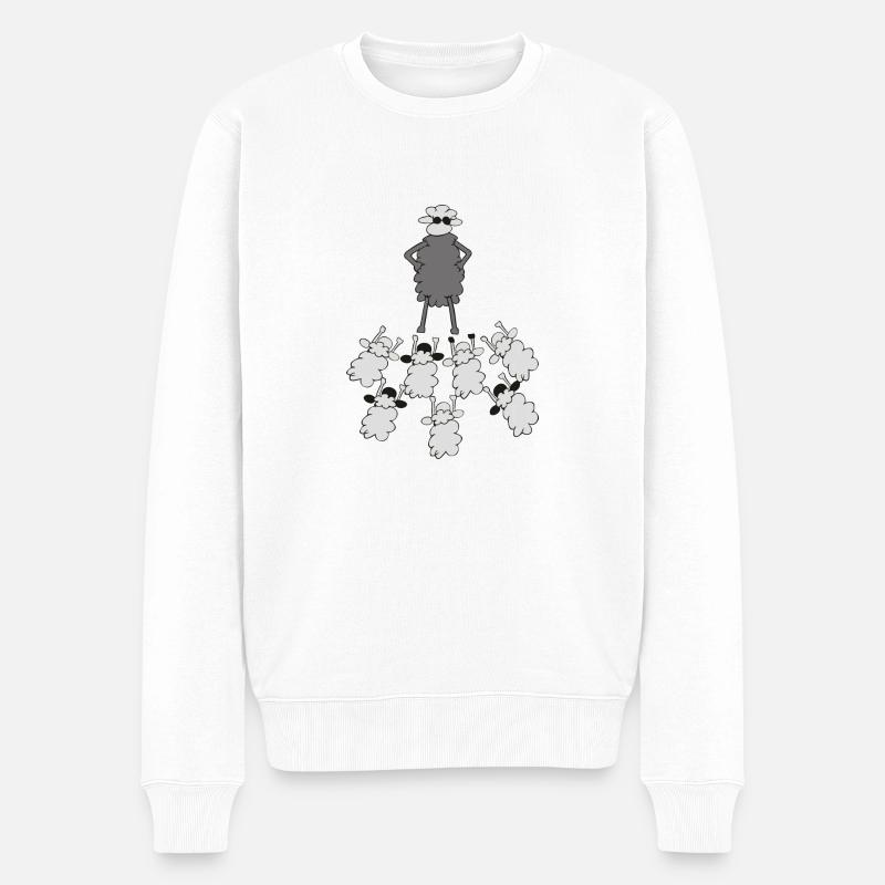 Digne d'adoration - Pull Premium bio Homme - blanc