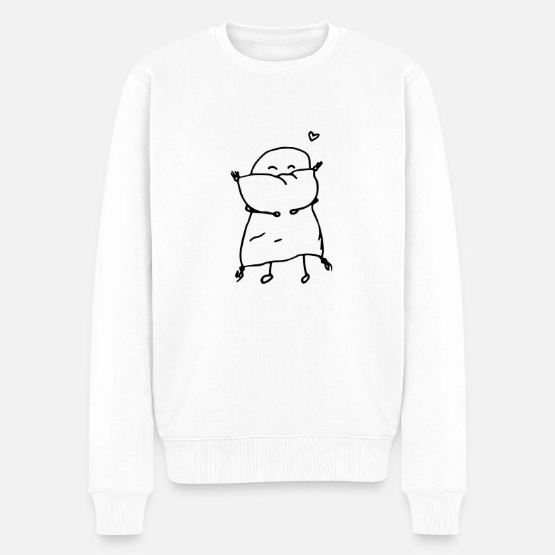 moi et mon oreiller - Pull Premium bio Homme - blanc