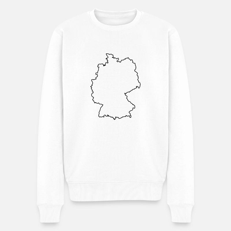 germany_design_1 - Pull Premium bio Homme - blanc