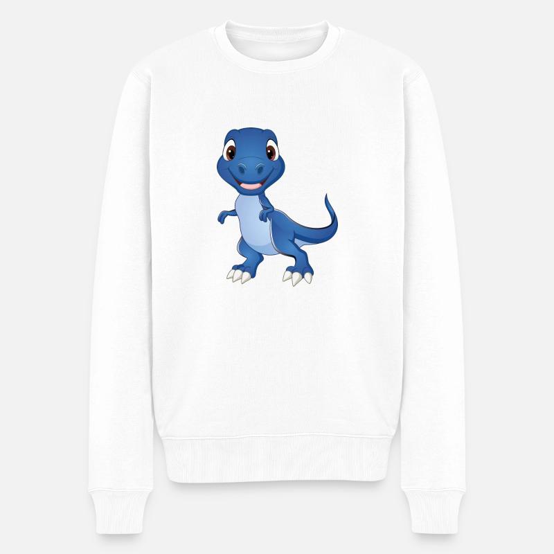 Dinosaure T-Rex - Pull Premium bio Homme - blanc