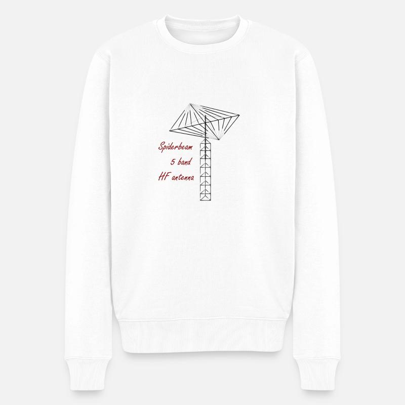 Antenne Spiderbeam HF 5 bandes - Pull Premium bio Homme - blanc