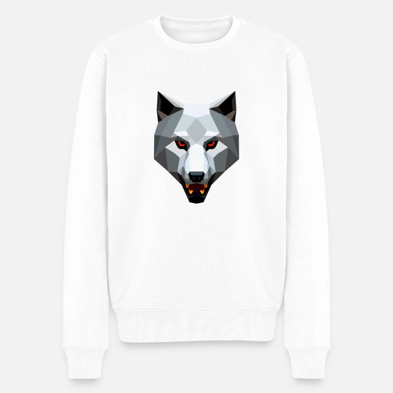 Loup - Pull Premium bio Homme - blanc