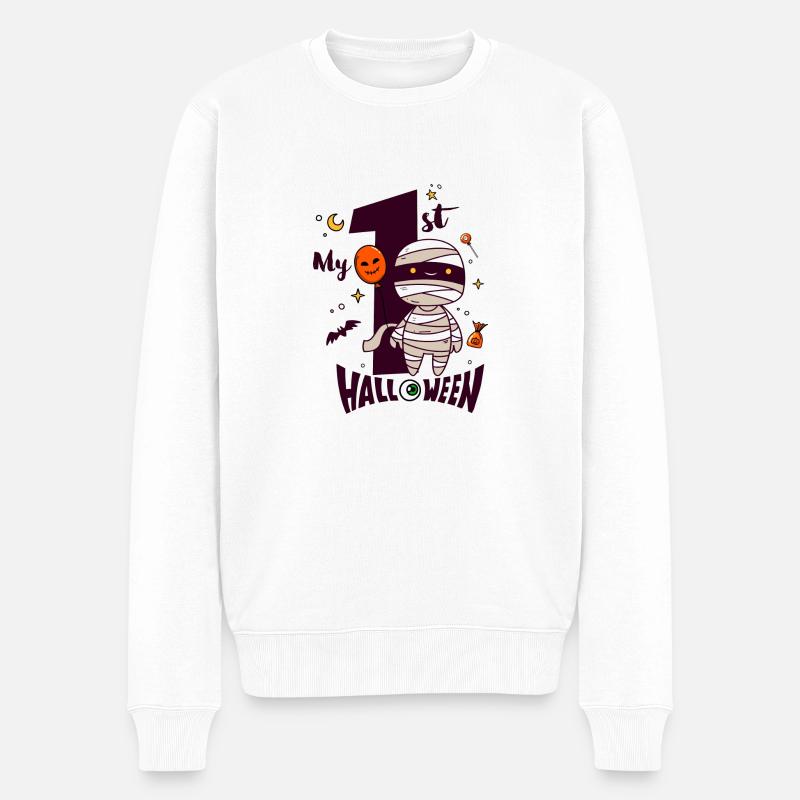 Mon premier Halloween - Pull Premium bio Homme - blanc