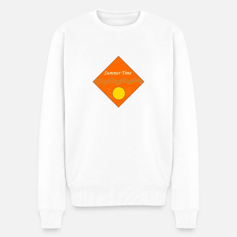 Heure d'été - Pull Premium bio Homme - blanc