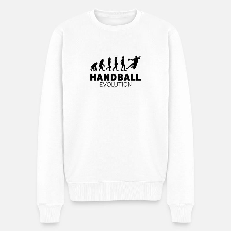 HANDBALL EVOLUTION HOMME - Pull Premium bio Homme - blanc