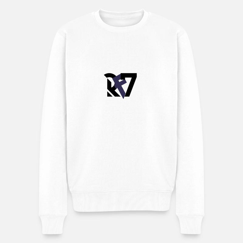 RF7 - Männer Premium Bio Pullover - Weiß
