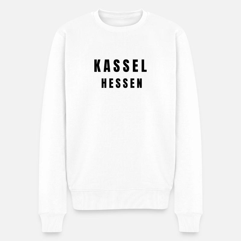 Kassel, Hesse - Pull Premium bio Homme - blanc