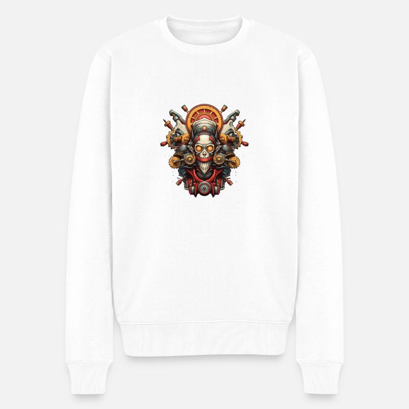 Turbo atomic 5 - Pull Premium bio Homme - blanc