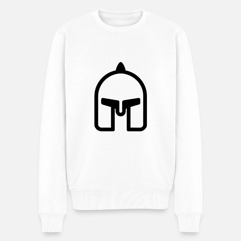 Sparta Guerrier Spartan - Pull Premium bio Homme - blanc