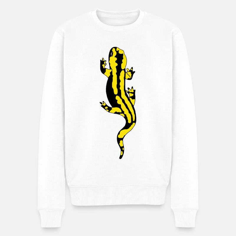 Salamandre - Pull Premium bio Homme - blanc