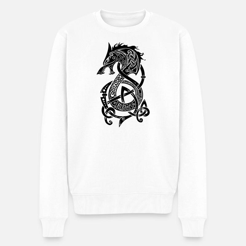 Fenrir - Pull Premium bio Homme - blanc