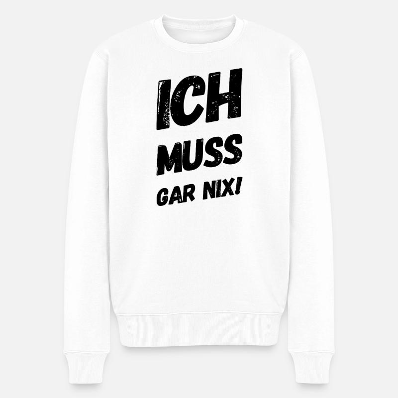 Je dois garnix - Pull Premium bio Homme - blanc
