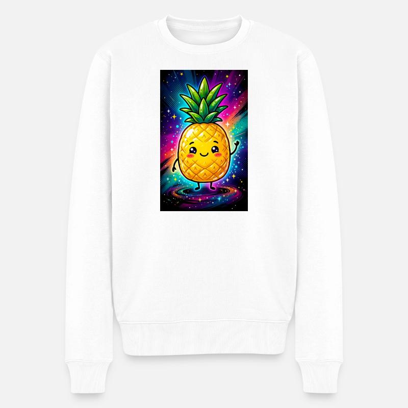 Ananas - Pull Premium bio Homme - blanc