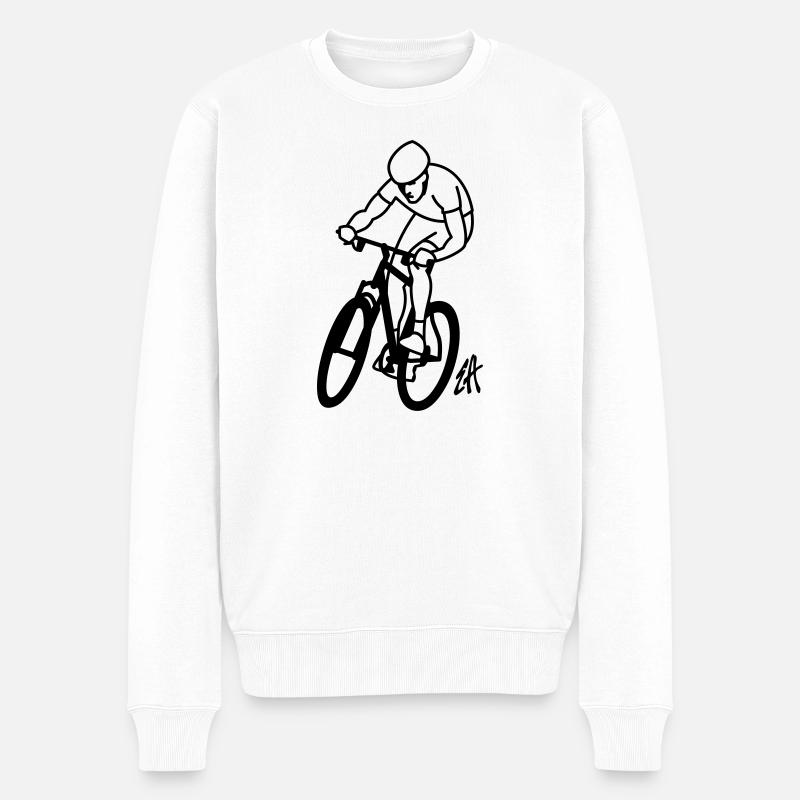 VTT - Pull Premium bio Homme - blanc