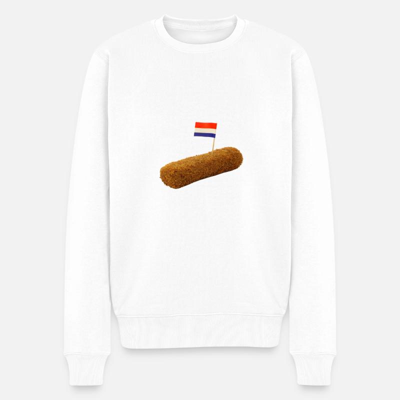 Croquette T.-N.-L. - Pull Premium bio Homme - blanc