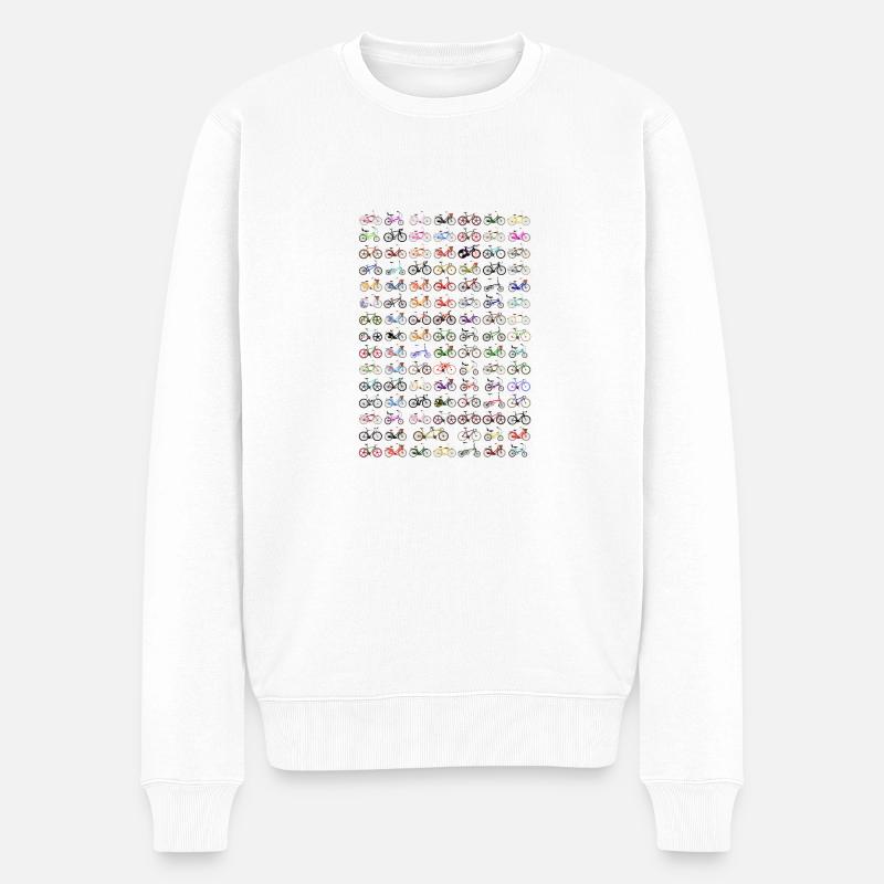 cyklar - Männer Premium Bio Pullover - Weiß