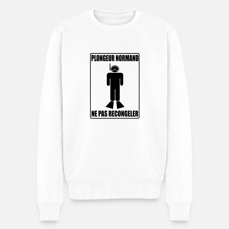 Plongeur Normand - Pull Premium bio Homme - blanc