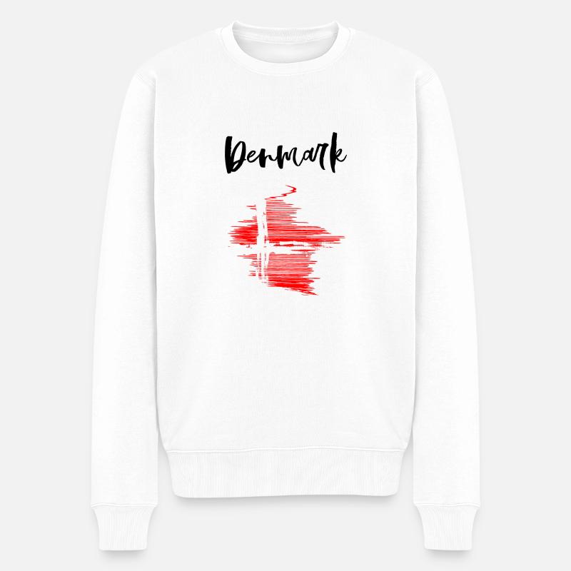 Denmark - Danemark - Fanhirt - Pull Premium bio Homme - blanc