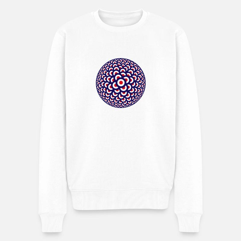 Mod Swarm - Männer Premium Bio Pullover - Weiß