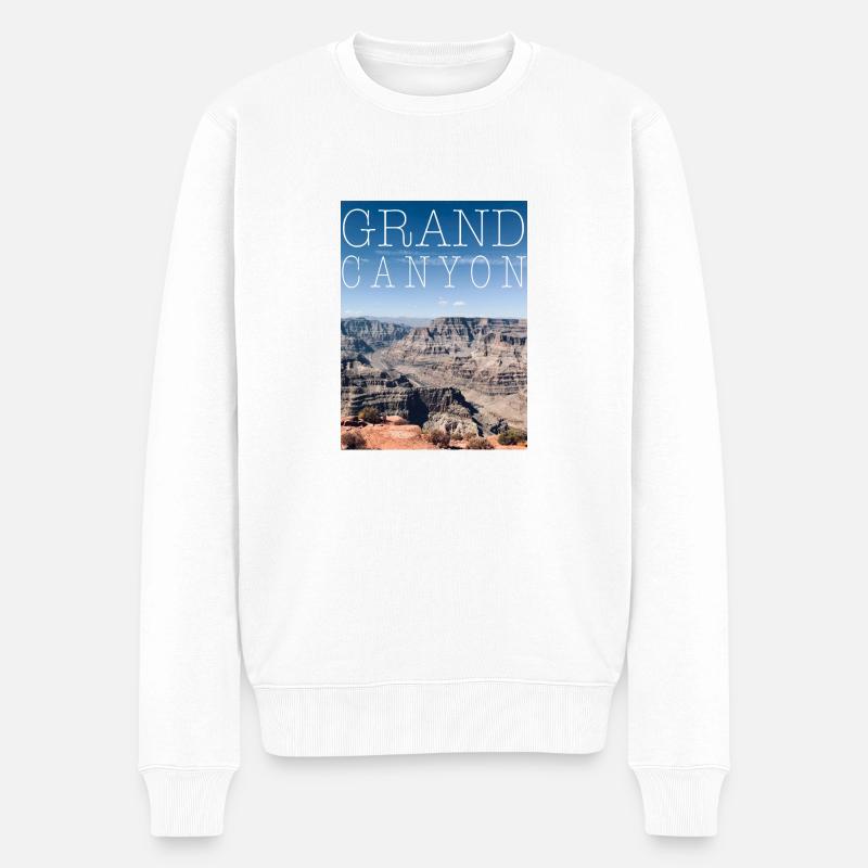 Grand Canyon - Pull Premium bio Homme - blanc