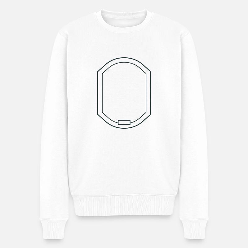 Cadre original inhabituel - Pull Premium bio Homme - blanc