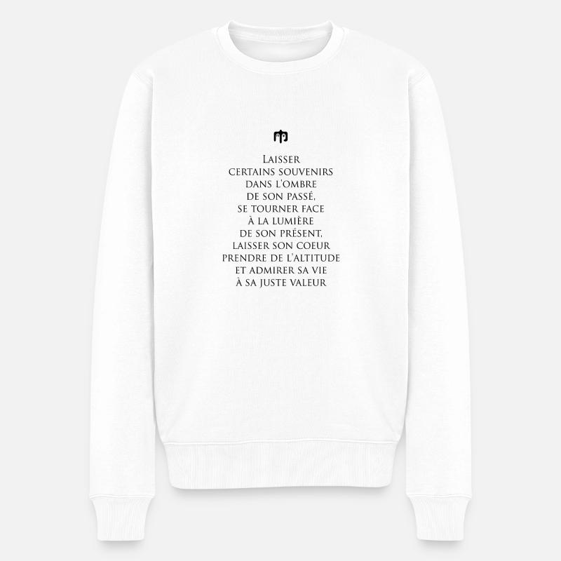 altitude - Pull Premium bio Homme - blanc