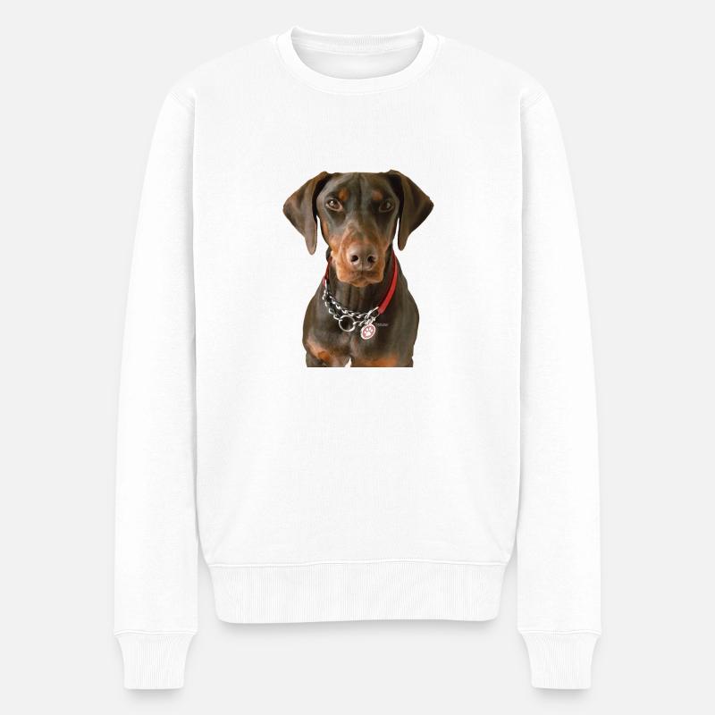 Ruby Doo - Men's Premium Organic Jumper - white