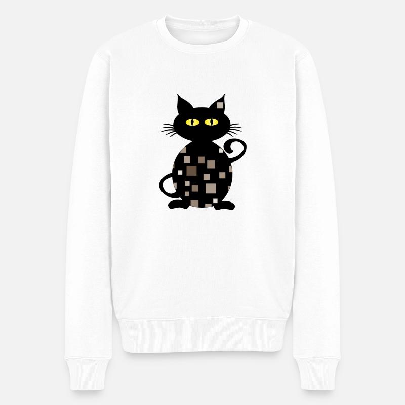 Chat - Pull Premium bio Homme - blanc