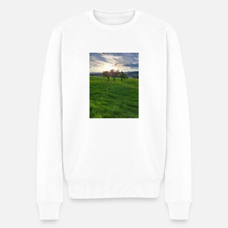 1000013729 - Männer Premium Bio Pullover - Weiß