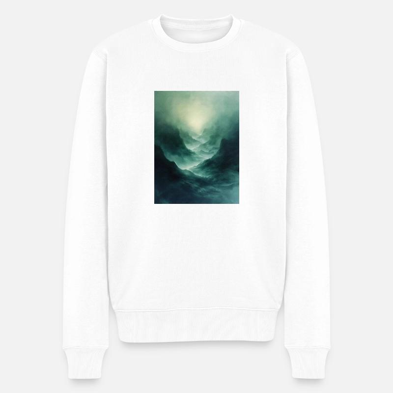 Affiche Geo Nature Paint 17 - Pull Premium bio Homme - blanc