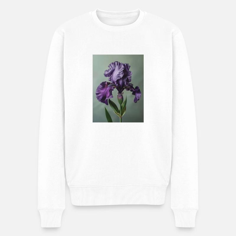 Iris FL 10 - Pull Premium bio Homme - blanc