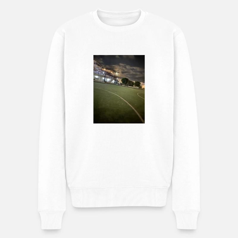 IMG 6031 - Männer Premium Bio Pullover - Weiß