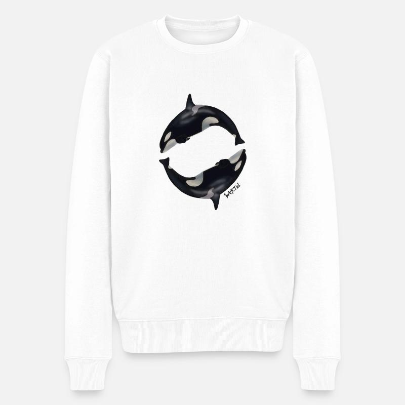 Orque1 - Pull Premium bio Homme - blanc