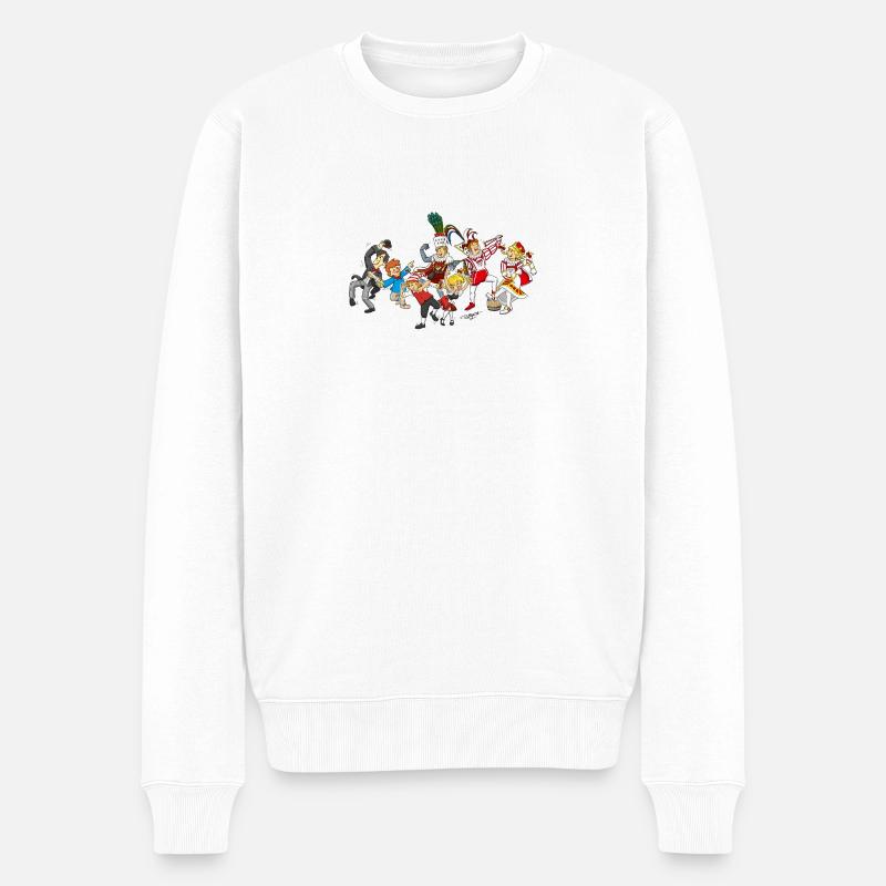 Kölner Originale - Männer Premium Bio Pullover - Weiß