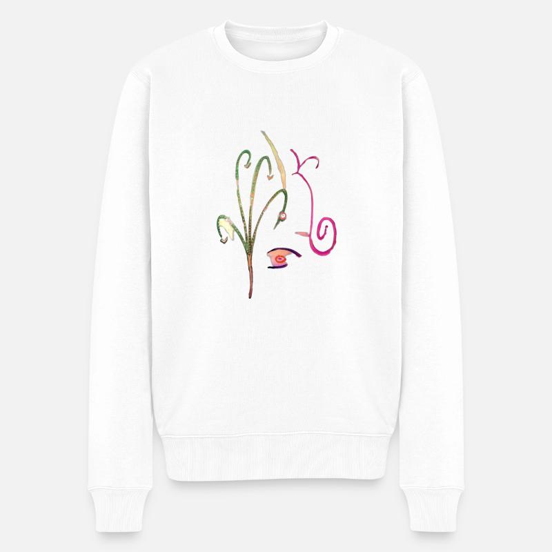 Sourire - Pull Premium bio Homme - blanc