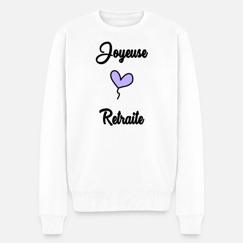 Ruhestand - Männer Premium Bio Pullover - Weiß