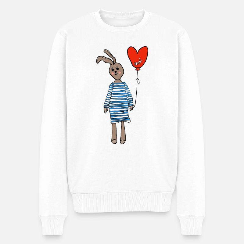 Ostern - Männer Premium Bio Pullover - Weiß