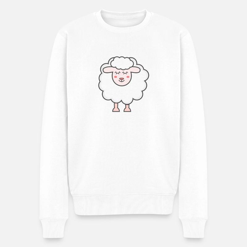 mouton - Pull Premium bio Homme - blanc