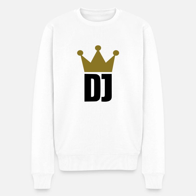 DJ - Pull Premium bio Homme - blanc