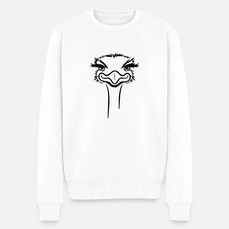 bouquet émeu assez doux - Pull Premium bio Homme - blanc
